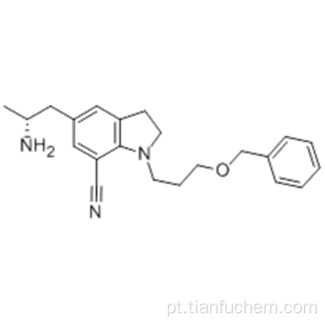 5 - [(2R) -2-Aminopropil] -2,3-di-hidro-1- [3- (fenilmetoxi) propil] -1H-indole-7- carbonitrilo CAS 459868-73-6